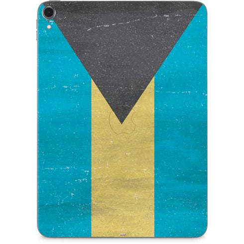 Bahamas Flag Distressed Apple iPad Pro Skin